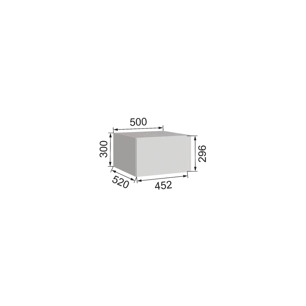 Антресоль Альта 0.5 (300) без зеркала
