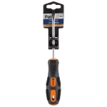 Отвертка Park Strom SL5x10cм, двухкомпонентная рукоятка OTV006DK, шлицевая