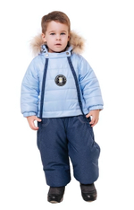 Комбинезон для мальчиков "Джони" голубой р.74 (Батик) 305-21з