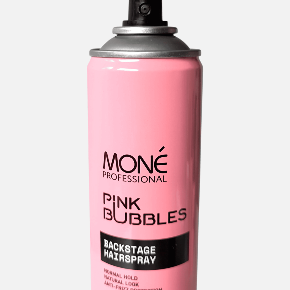Лак для волос средней фиксации BACKSTAGE 400 мл MONÉ Pink Bubbles Греция