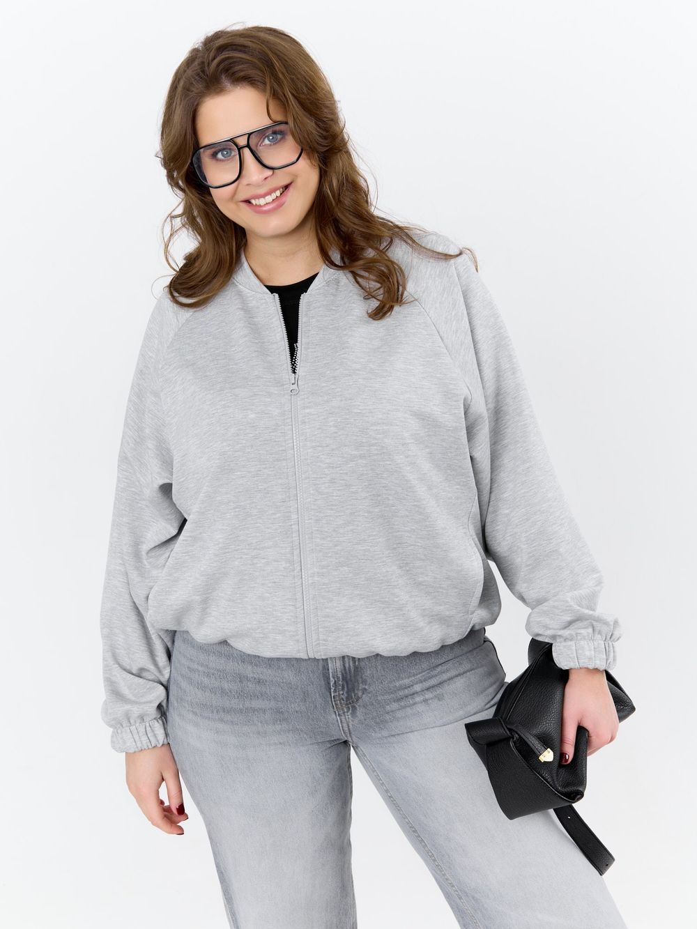 Бомбер Нео-1 Виотекс СЕРЫЙ МЕЛАНЖ