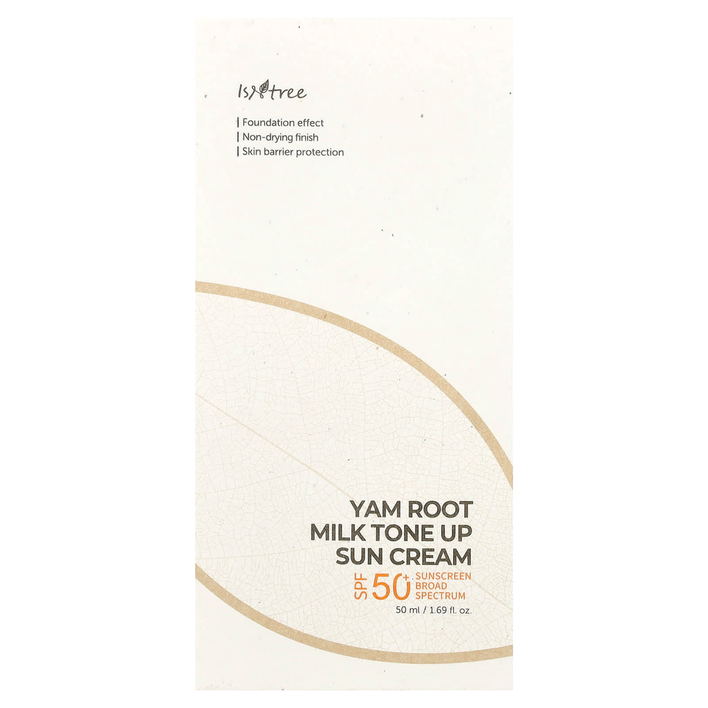 ISNtree, Тонизирующий солнцезащитный крем с корнем ямса, SPF 50+, 50 мл (1,69 жидк. унц.)