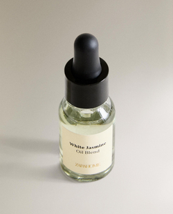 Zara Home Эфирное масло для аромадиффузора White Jasmine 15 мл, концентрат для ароматизации дома, цветочный, Белый