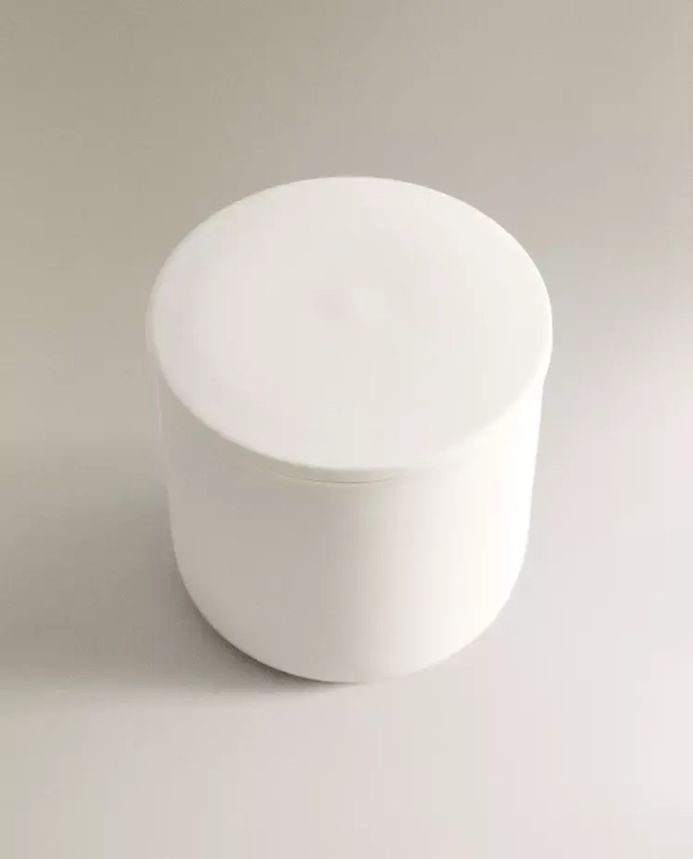 ZARA HOME БАНОЧКА ДЛЯ ХРАНЕНИЯ ИЗ КЕРАМИКИ, БЕЛЫЙ