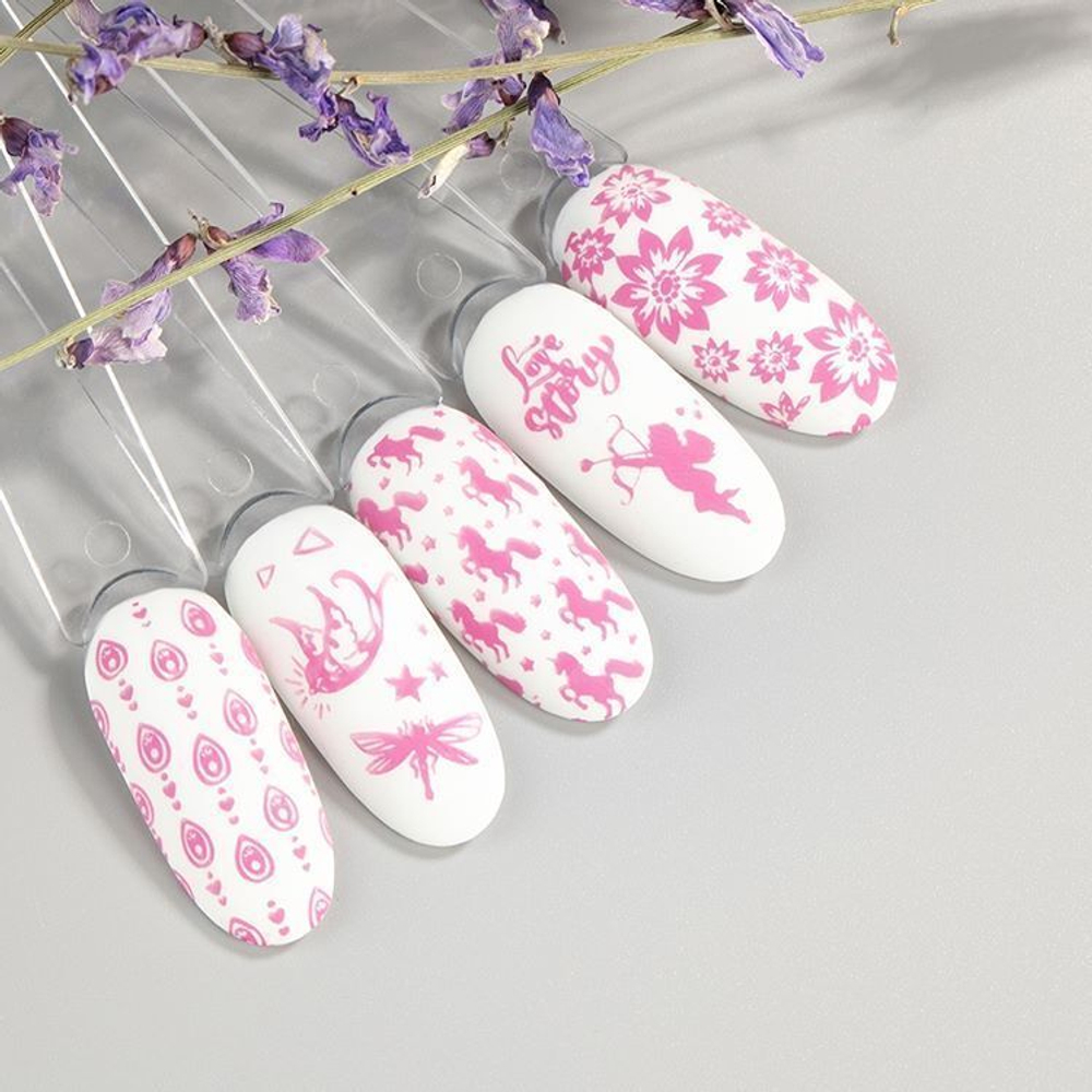 Лак для стемпинга Swanky Stamping S23, нежно-розовый 6 мл.