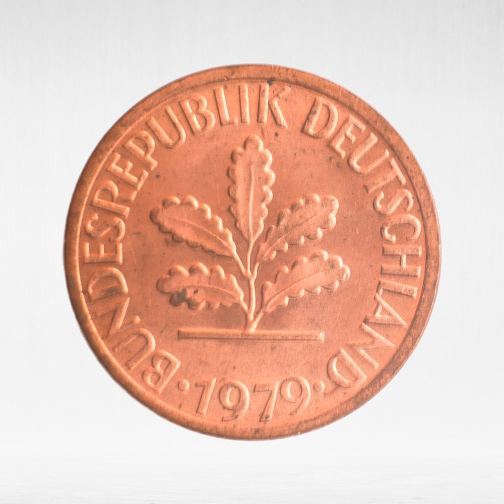 Germany, 1 Pfennig, 1979, (Karlsruhe Mint - "G"), VF