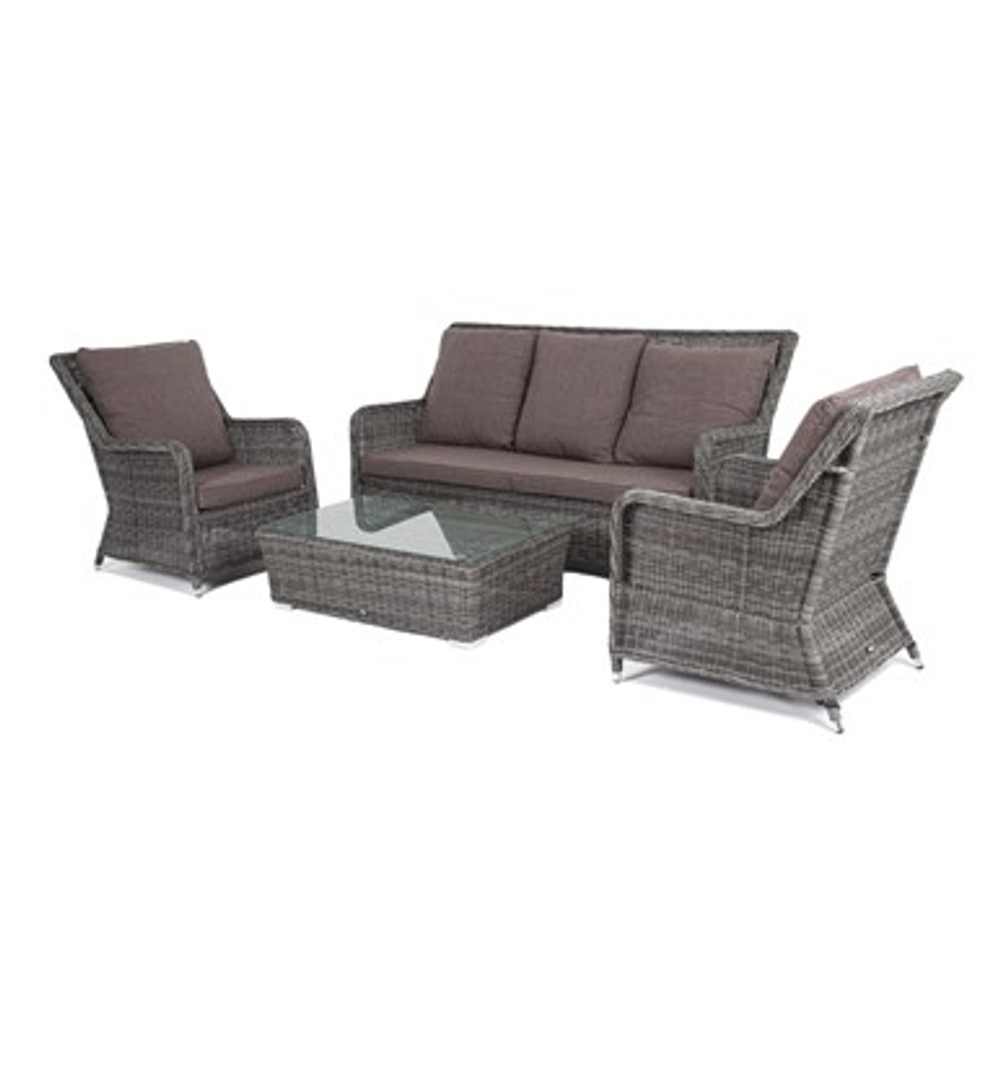 Лаунж-зона Гляссе (GS3C2T-4-SET graphite) графит