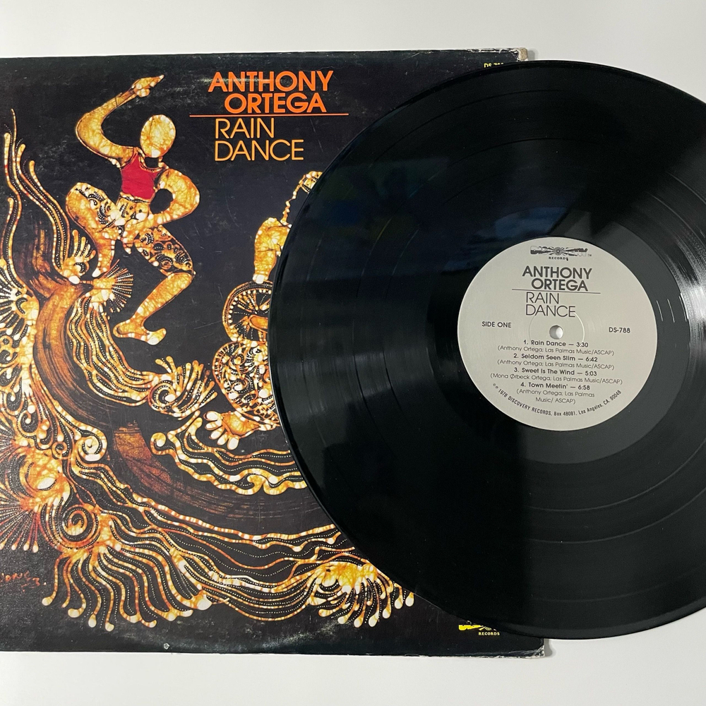 Винтажная виниловая пластинка LP Anthony Ortega Rain Dance (США 1978)
