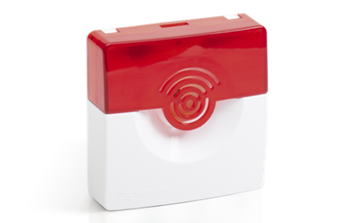 Оповещатель охранно-пожарный комбинированный светозвуковой ОПОП 124-7, 12В (корпус красный)