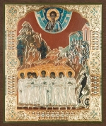 Икона "Вифлеемские младенцы" 10х12 на МДФ-6