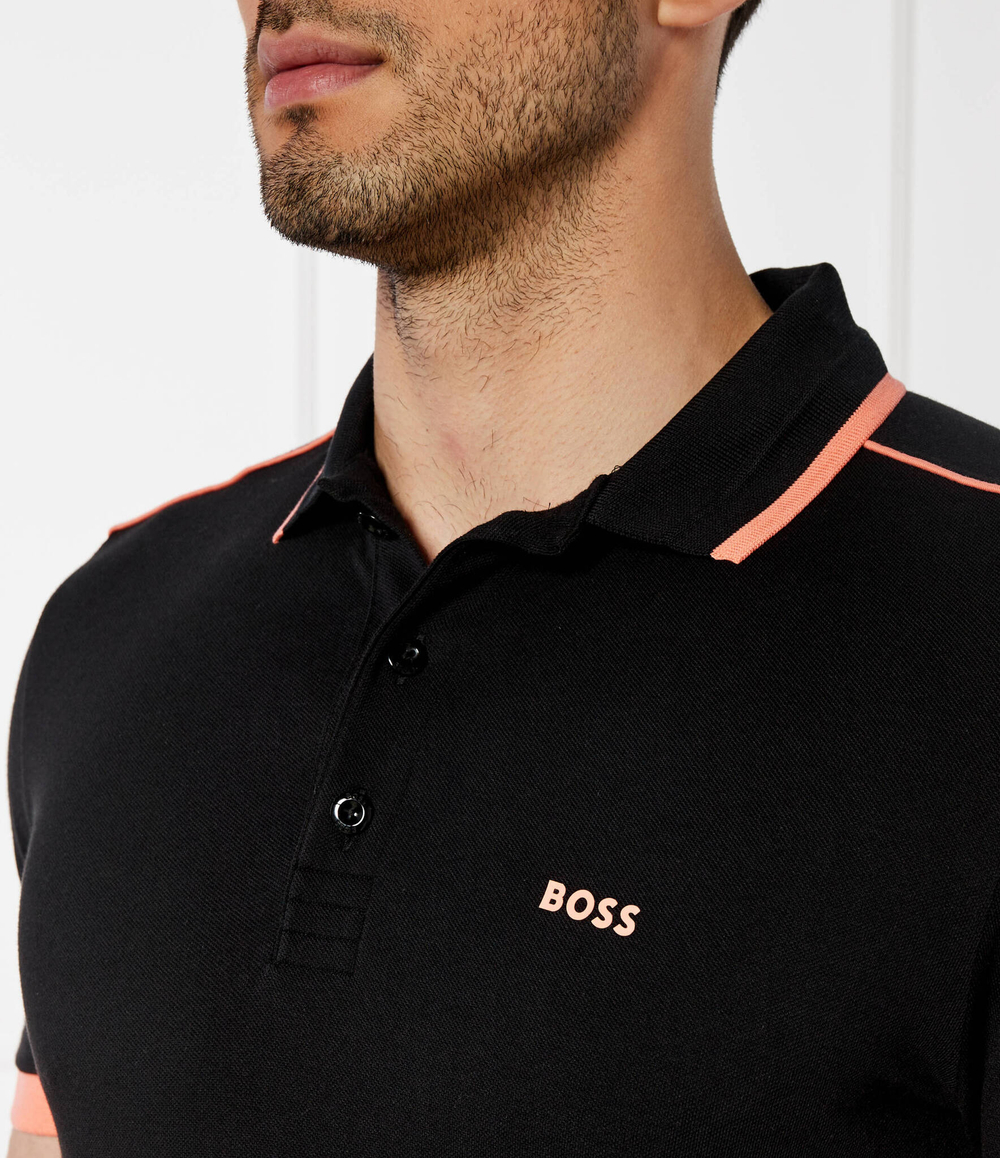 Поло Paddy BOSS GREEN - черный(50512995)