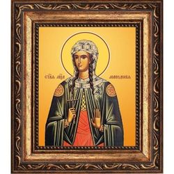 Македония Смирнская мученица. Икона на холсте.