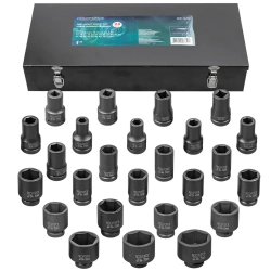 Набор головок ударных 25пр. 1'', 6гр. RockForce##Rock FORCE RF-8251-5MPB