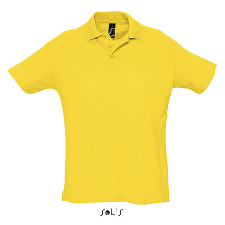 Поло SUMMER II, 100% хлопок, 170 грамм. Жёлтый  XXL