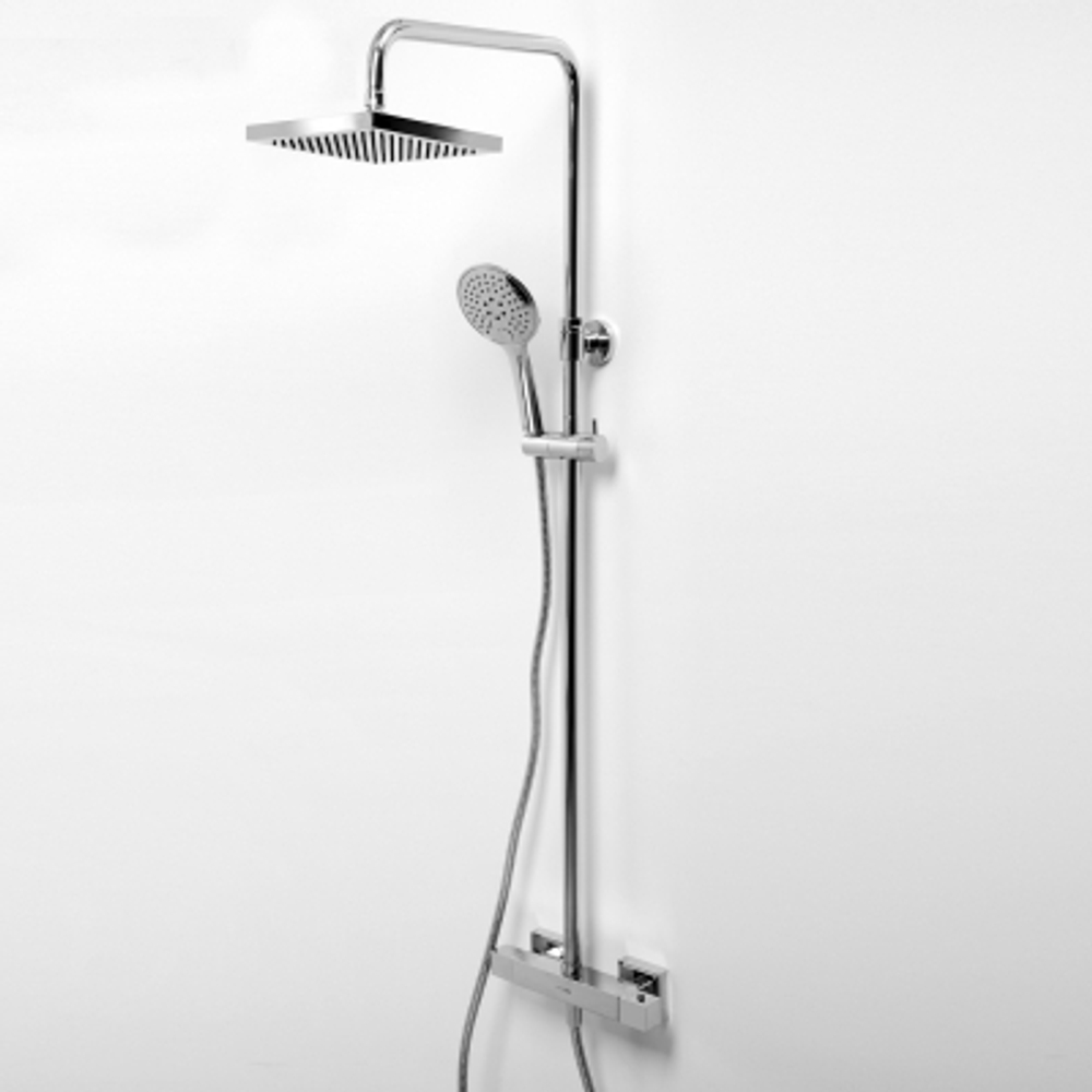 Комплект душевой Wasserkraft серебряный 26,2х52,5х110 см