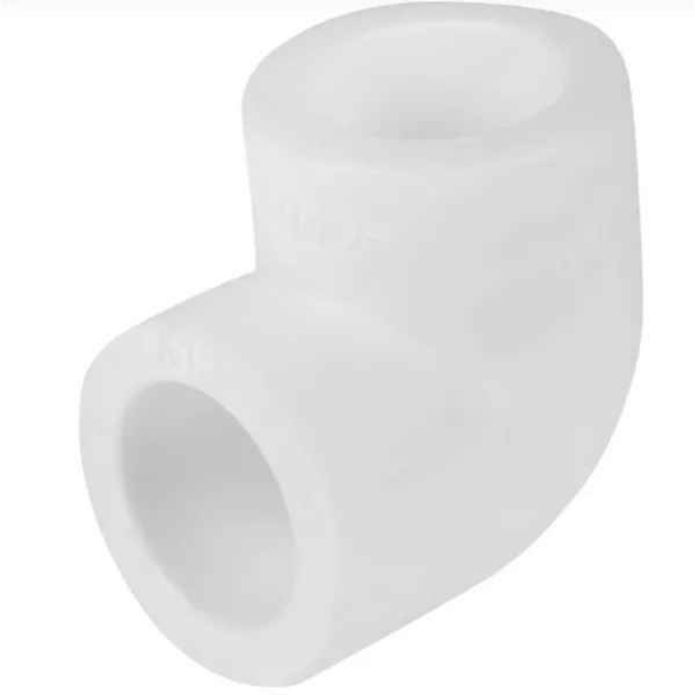 Угольник полипропиленовый соединительный под пайку 90° PN25 d40мм