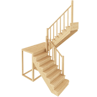 Лестница на второй этаж К-104м Правая