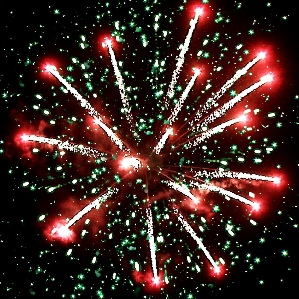 Фейерверк Салют "Дух огня" (48 залпов, калибр 0,8") Огненный цветок