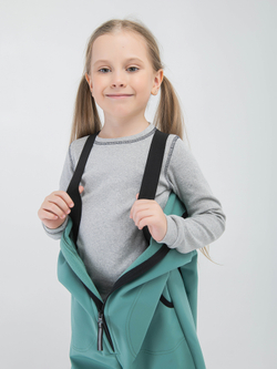 Комбинезон из софтшелла "Малахитовый"