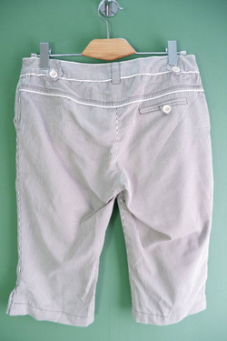 Бермуды Bambolina в полоску, маркировка М, визуально 46 размер