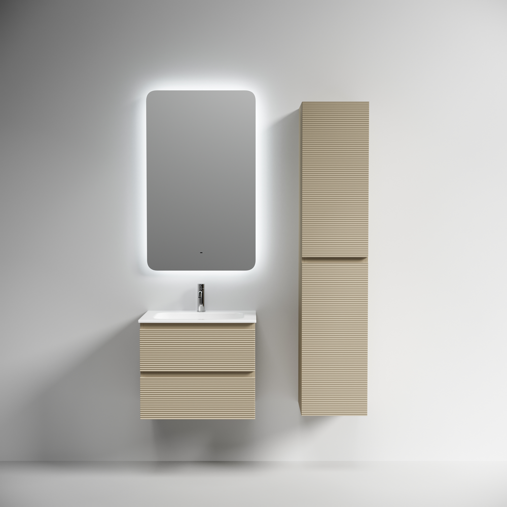 Тумба подвесная под раковину Sancos Folk, Капучино 590х445х500