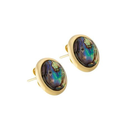Серьги пусеты Possebon Abalone A9997.14 BR/G