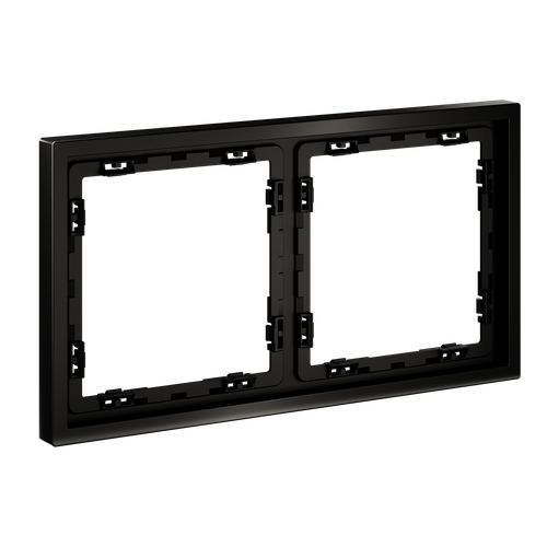 Рамка металлическая на 2 поста, S70 Metal (антрацит)