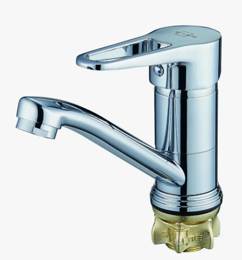 SOLONE Смеситель для кухни кор.излив 4F-B045