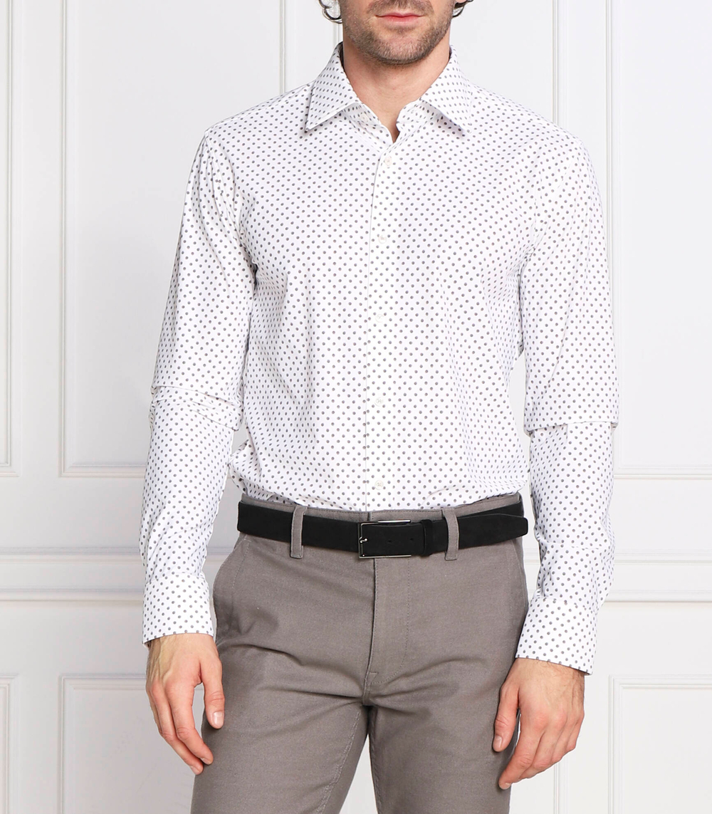 рубашка p-hank-kent-c1-222 BOSS BLACK - белый(50484265)