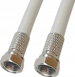 Кабель антенный RG6 c F-разъёмами 2-метра