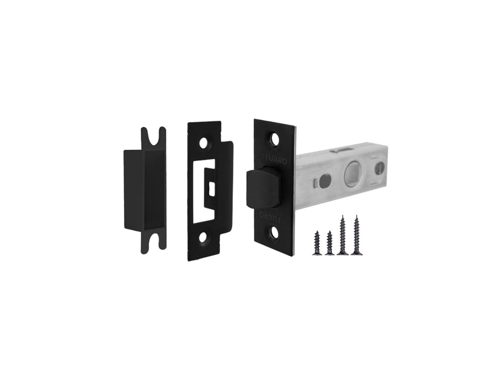 Защелка врезная P12-45 BL Черный