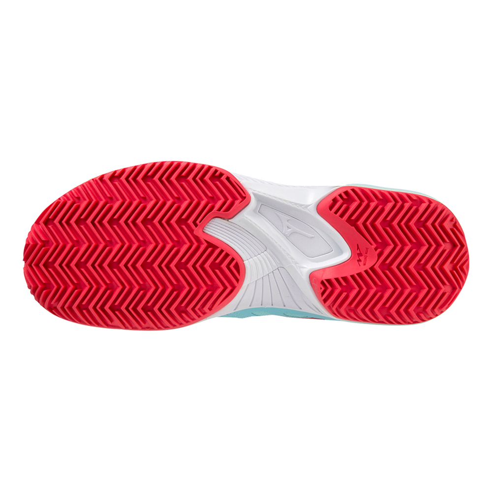 Женские теннисные кроссовки Mizuno Wave Exceed Tour 5 Clay Court Shoe Women - Turquoise, Coral