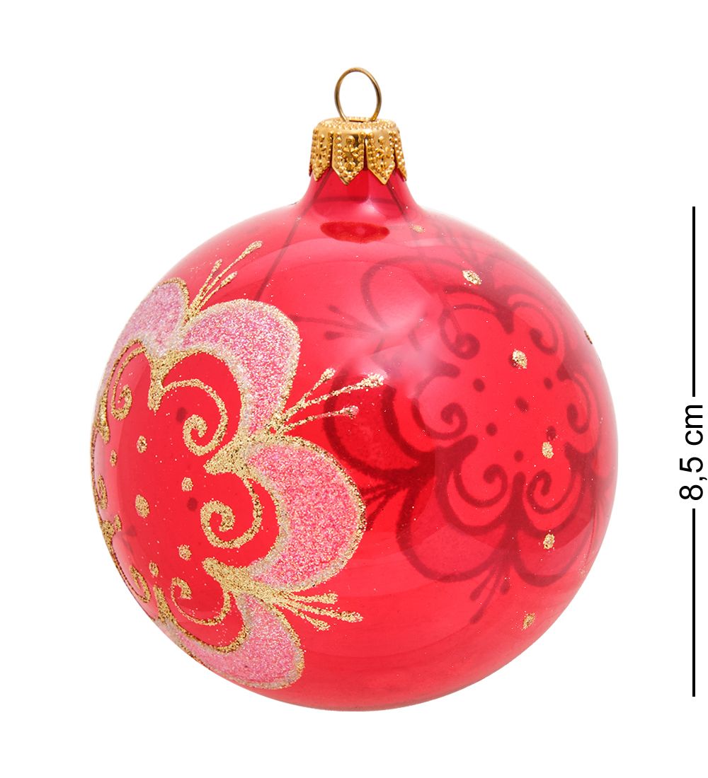 Элита НФШ-1248/1 Ел.украшение Шар «Снежинка» 85 мм