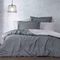 Постельное белье Macchiato серый deluxe TIVOLYO HOME Турция