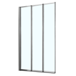 Шторка для ванны складная Azario PRESTON 90х150 цвет профиля хром (AZ-NFC6433 900)