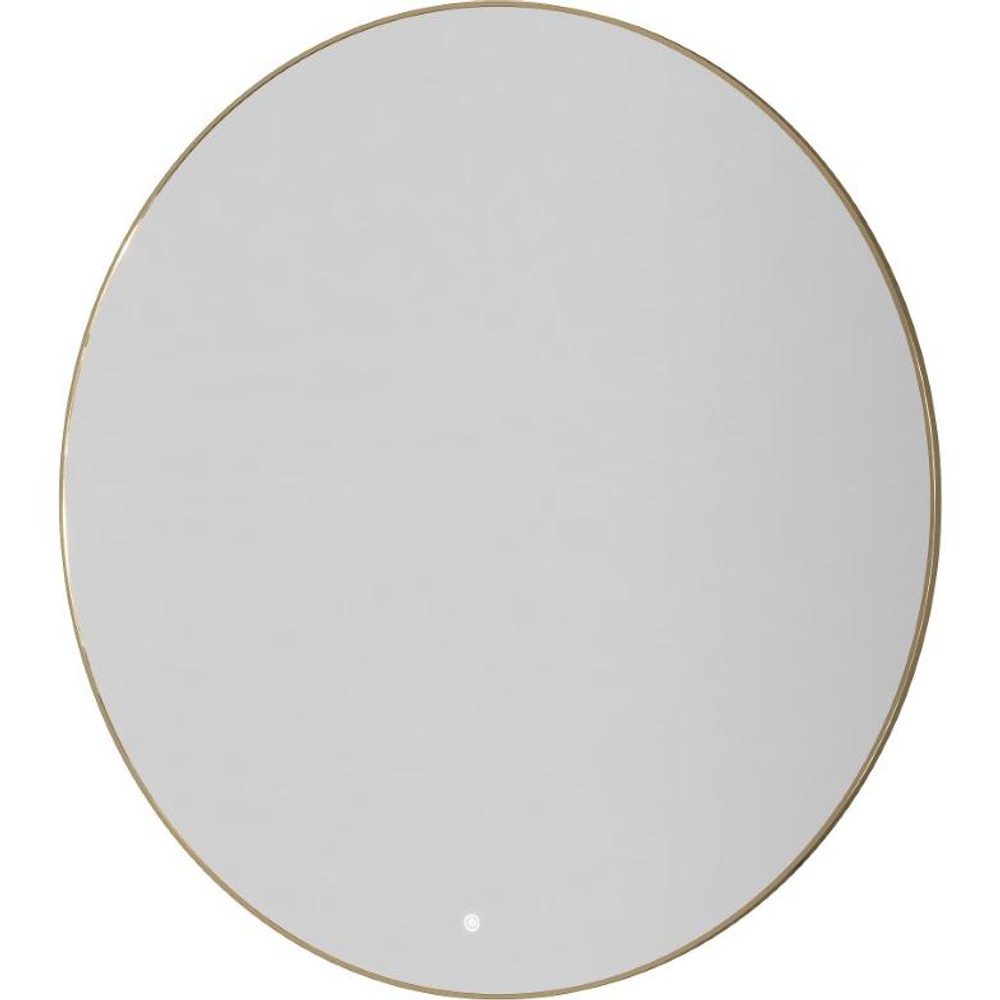 Зеркало круглое Armadi Art Modern D100см 545-100-G подсветка, диммер, антизапотевание, GOLD