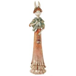 GAEM Фигурка декоративная "Зайка", L9 W9 H35 см