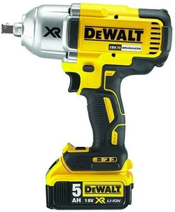 DeWalt, DCF899P2, Гайковерт 1/2 XR 2x5AH 18 В