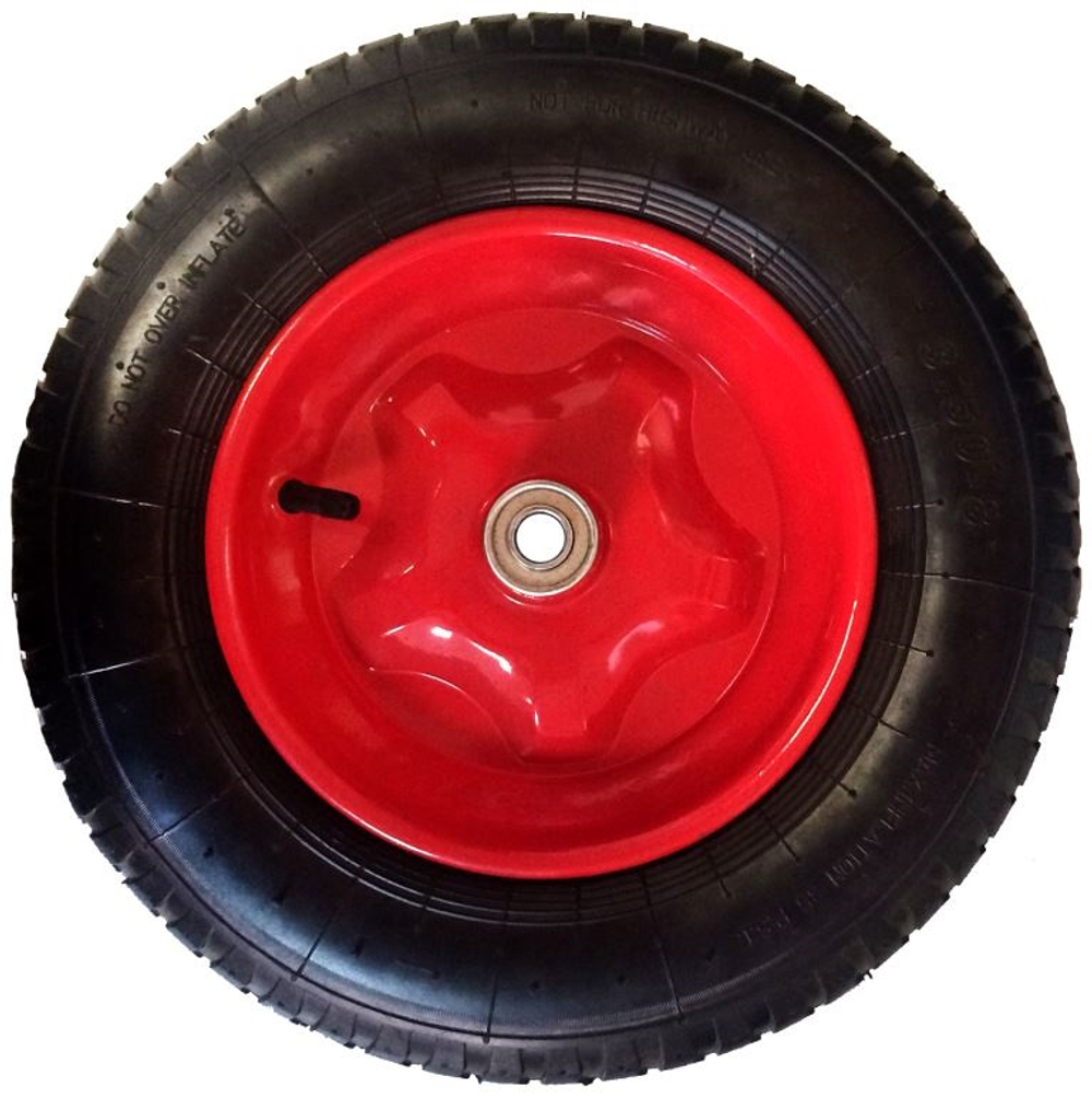 Колесо пневматическое 3.25/3.00/3.50х80 D36см подшипник d-16мм