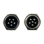 Авиационный разъем GX20 6Pin (штекер+гнездо)