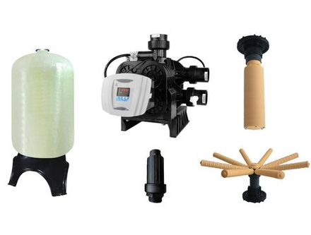 Комплект МоноКит : клапан с таймером RUNXIN F112B1, корпус фильтра 6386 - Осветление / обезжелезивание