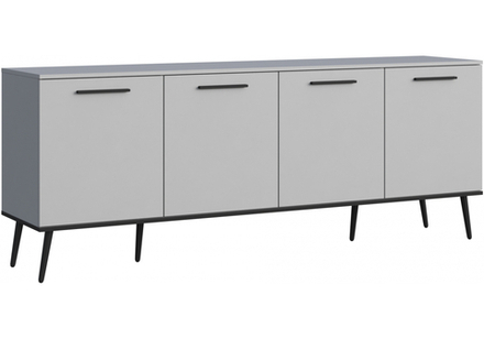 ТВ-тумба Woodville Арден шиншилла серая