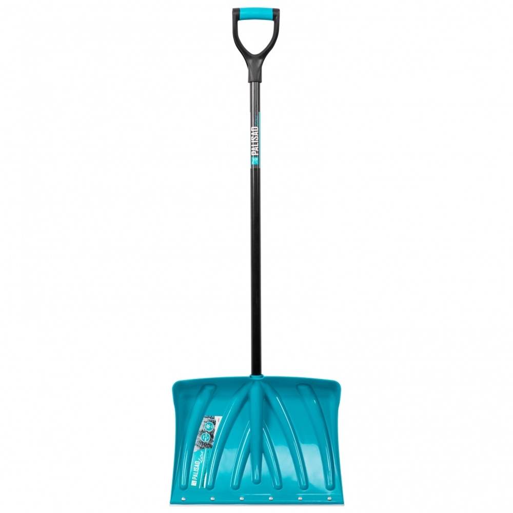 Лопата для уборки снега пластиковая Luxe,460 х 335 х 1300 мм, металлопластиковый черенок, Palisad