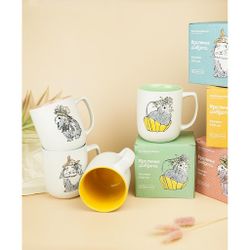 Кружка 500 мл белая " " желтая внутри P.L. Proff Cuisine