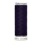 Нитки универсальные Gutermann Sew-all 100 (200 метров), 5 кат. | 665 сине-черный