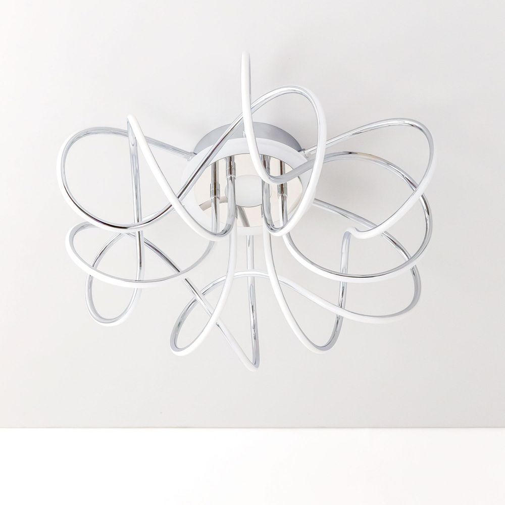 Citilux Джемини Смарт CL229A161E RGB Умная люстра Хром