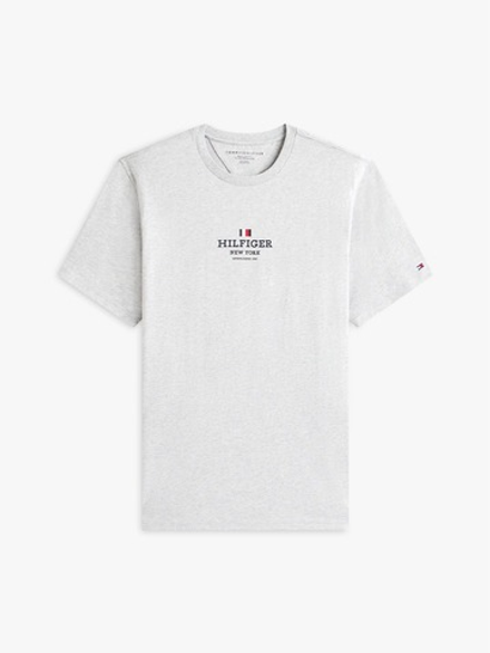 Футболка Tommy Hilfiger Hilfiger Logo Grey Heather