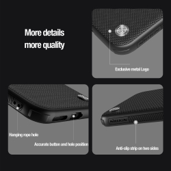 Текстурный чехол от Nillkin с металлической откидной крышкой на Huawei Pura 70 Pro и Pura 70 Pro+, серия Textured Prop Magnetic (с поддержкой магнитной беспроводной зарядки MagSafe)