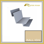 Угол внутренний (вид 2) сложный RALL 1014-Слоновая кость 0,45мм 2м