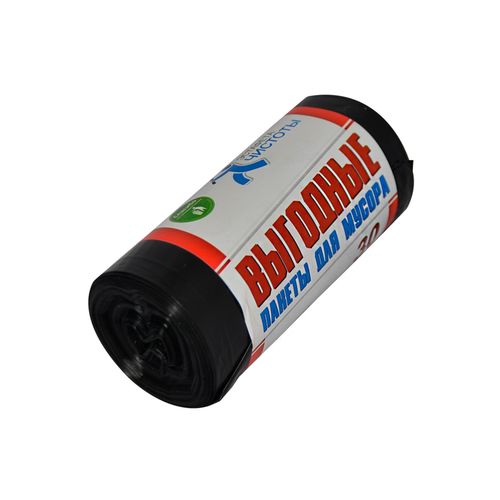 Мешки д/мусора ПВД 30 л 25 мкм 20 шт рулон/25